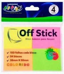POST IT 4 CORES 60 FOLHAS