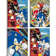 CADERNO SONIC PEQ 80 FOLHAS