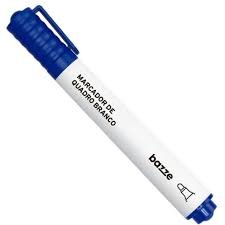 MARCADOR RECARREGAVEL QUADRO BRANCO AZUL