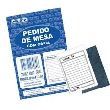 PEDIDO DE MESA COM CARBONO