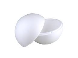 BOLA ISOPOR 150MM METADE