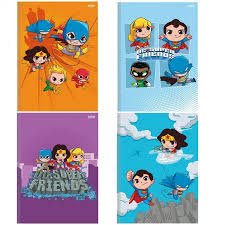 CADERNO DC SUPER FRIENDS 80 FOLHAS