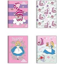 CADERNO ALICE NO PAIS DAS MARAVILHAS PEQ