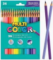 LÁPIS DE COR 36 CORES MULTI COLOR