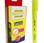 MARCA TEXTO GATTE AMARELO