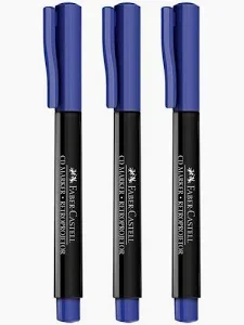 PINCEL MARCADOR RETROPROJETOR AZUL FABER