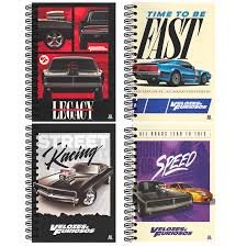 CADERNO ESPIRAL 1 MATÉRIA VELOZES E FURIOSOS