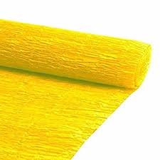 PAPEL CREPOM AMARELO