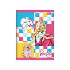 CADERNO BROCHURA CAPA FLEXÍVEL BARBIE