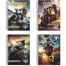 CADERNO ESPIRAL 1 MATÉRIAS MOTO EXTREME