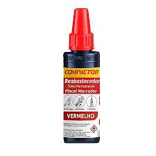 TINTA DE CANETÃO VERMELHO