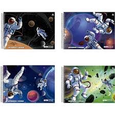 CADERNO DESENHO CD OUTER SPACE