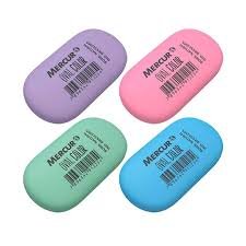 BORRACHA MERCUR OVAL COLORIDA