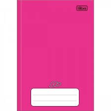 CADERNO BROCHURA ROSA