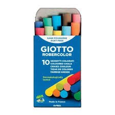 Giz colorido 10 unidades