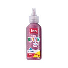 COLA GLITTER TRIS ROSA