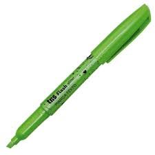 MARCA TEXTO TRIS FLASH GLITTER  VERDE