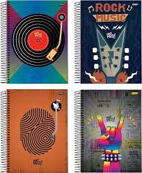 CADERNO ESPIRAL SOUL MUSIC