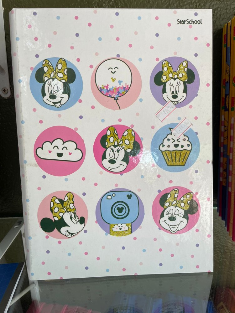 CADERNO BROCHURA MINNIE MOUSE
