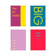 CADERNO ESPIRAL 10 MATÉRIAS BRIGHT