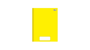CADERNO PEQUENO AMARELO