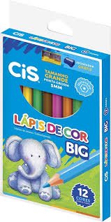 LAPIS DE COR JUMBO BIG CIS