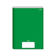 CADERNO QUADRICULADO GRANDE STIFF VERDE