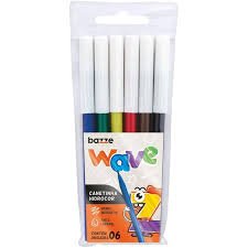 CANETINHA 6 CORES BAZE