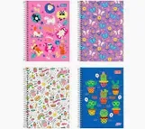 CADERNO ESPIRAL 1/4 200 FOLHAS TILIBRA