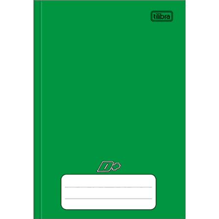 CADERNO VERDE  BROCHURA PEQUENO 96 FOLHAS