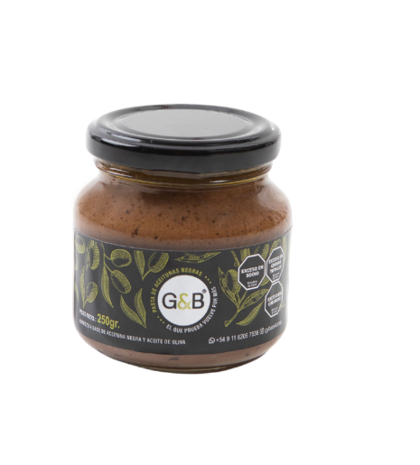 Pasta de Aceituna Negra 250gr
