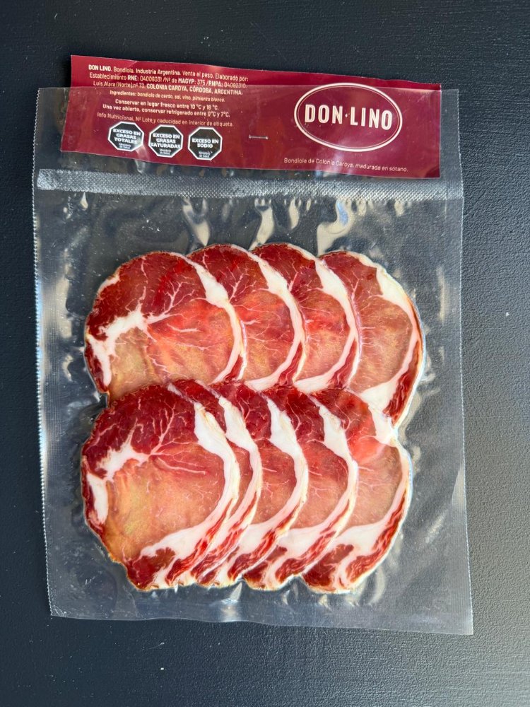 Bondiola feteada al Vacio - 100 gr