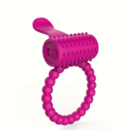 ANILLO FUCSIA PARA PENE CON VIBRADOR