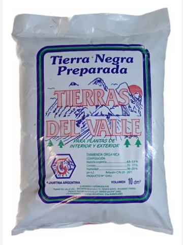 Bolsa de tierra negra 10 dm3