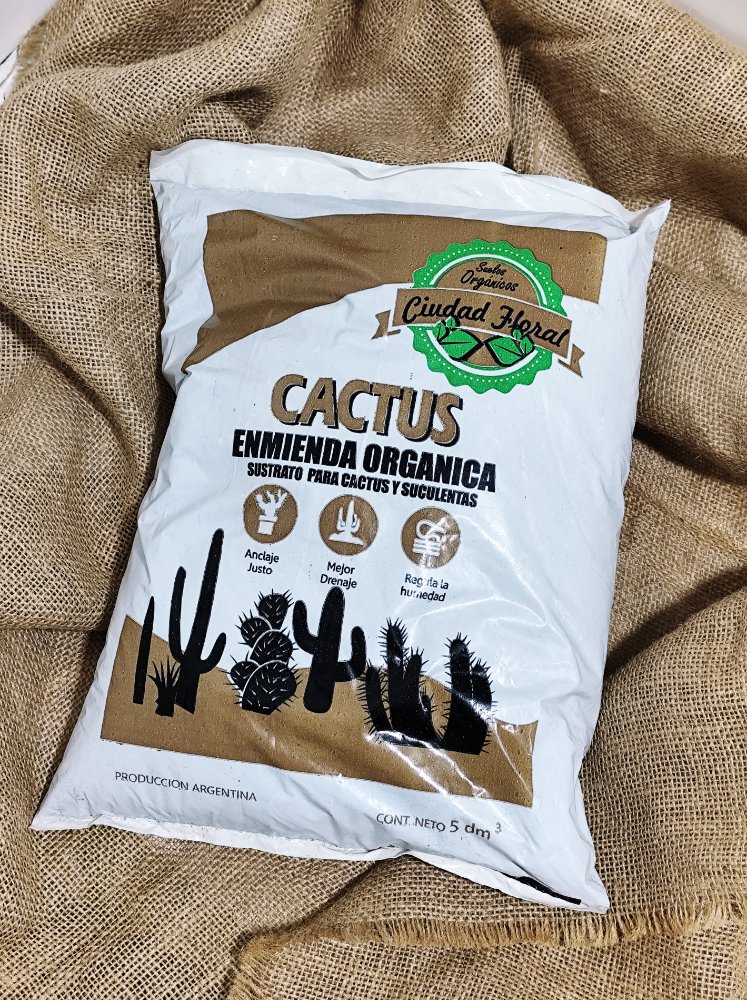 Tierra para cactus y suculentas