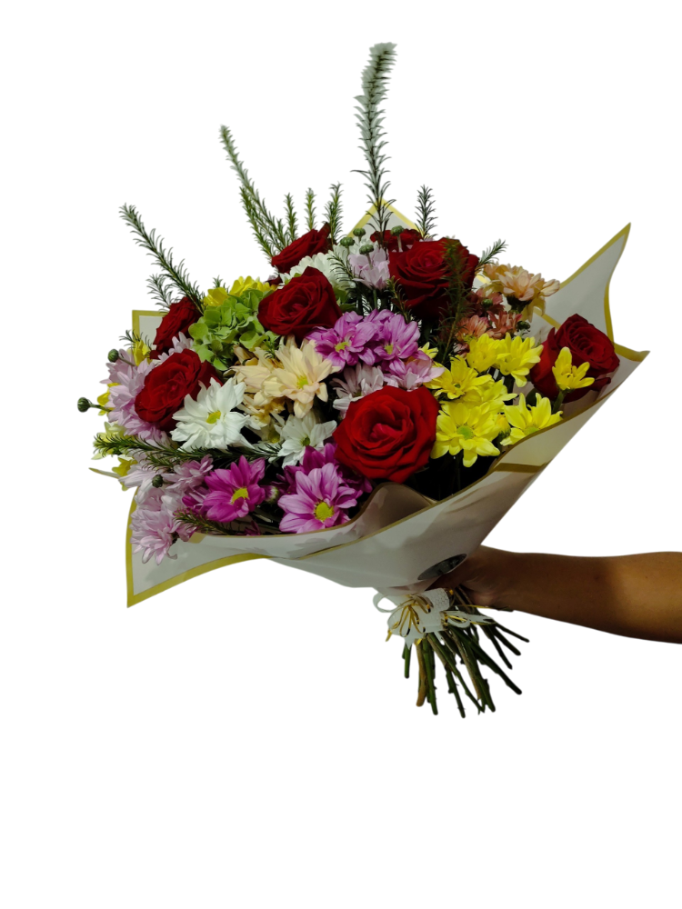 Ramos de Rosas y flores de estación