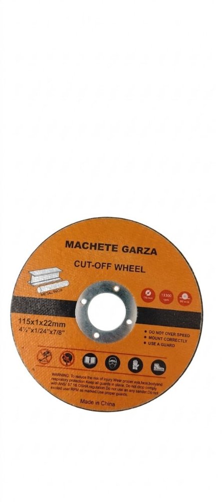 DISCO METAL 4 1/2 MACHETE GARZA 1.00MM