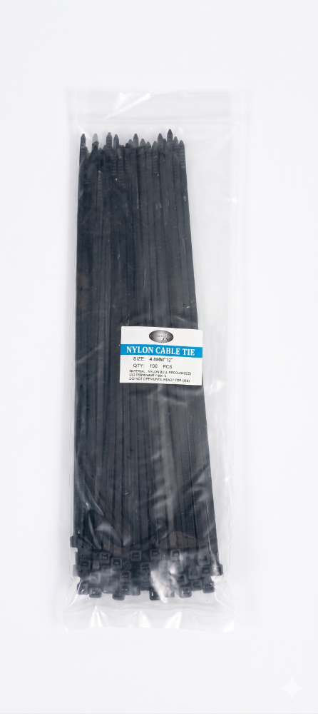 CINCHO 6" PLASTICO NEGRO