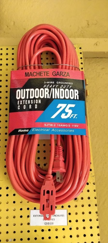 EXTENSION NARANJA 75FT CALIBRE 16