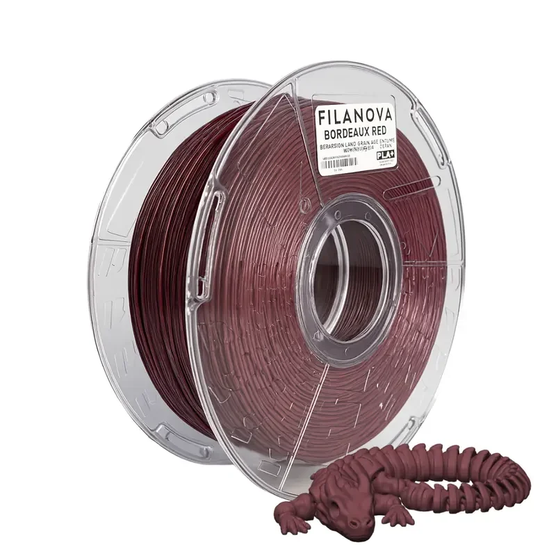 Filamento PLA Filanova - Bordeaux Red