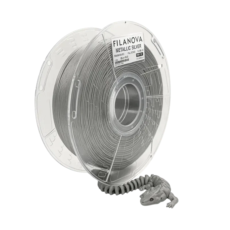 Filamento PLA Filanova - Metallic Silver