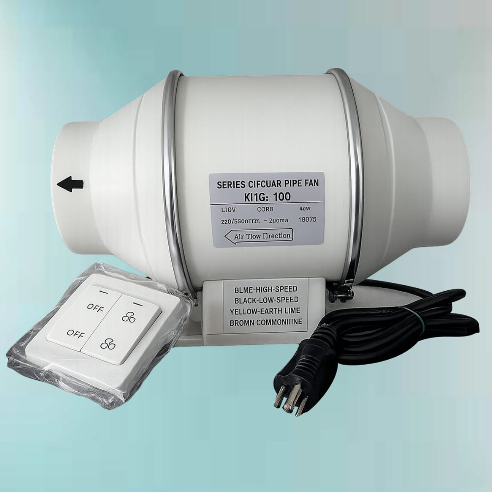 EXTRACTOR DE HUMO SILENCIOSO KHG-100 4"