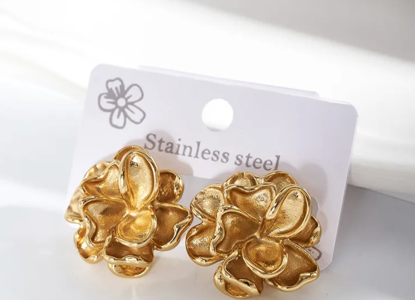 Aretes encanto de rosa