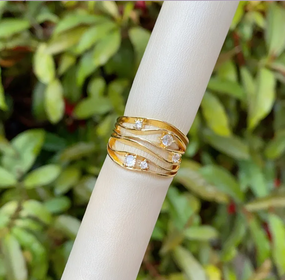 Anillo perlas