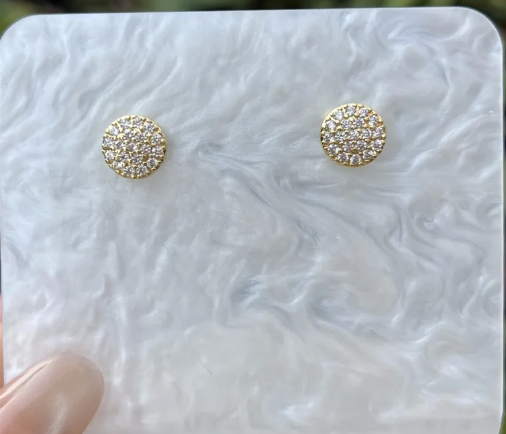 Aretes Circunferencia brillo