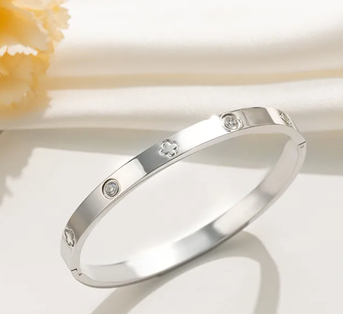 BRAZALETE CARTIER PLATEADO
