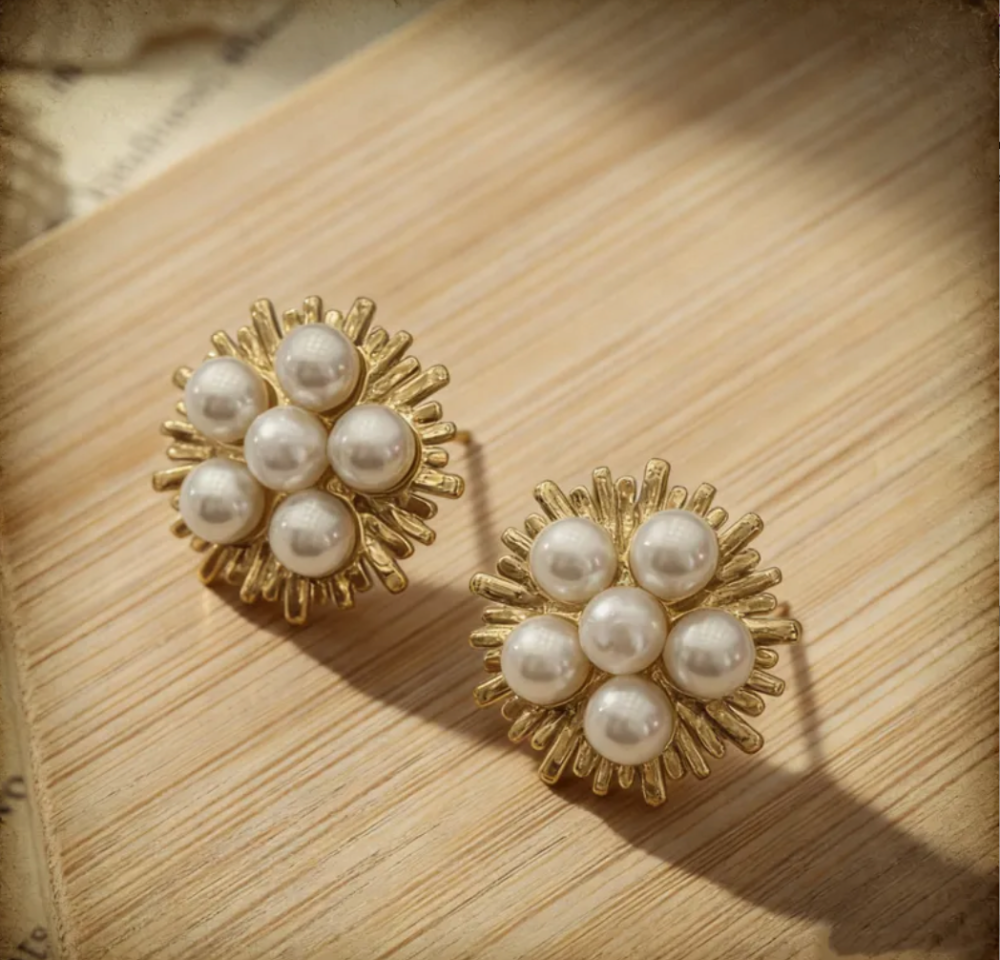 Aretes emperlados