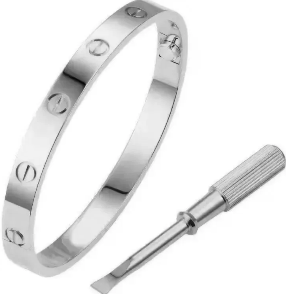 Brazalete Cartier Plateado 2