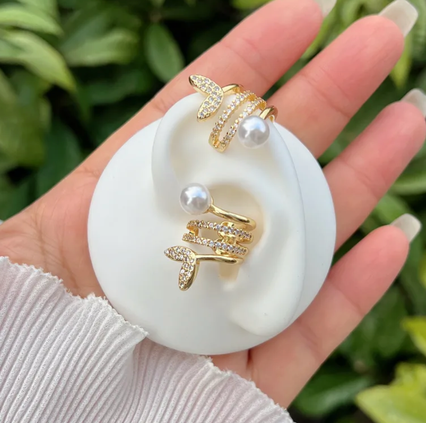 Earcuff perlitas