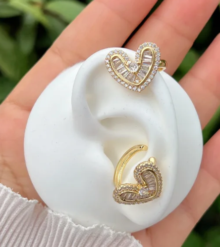 EARCUFF DE CORAZON
